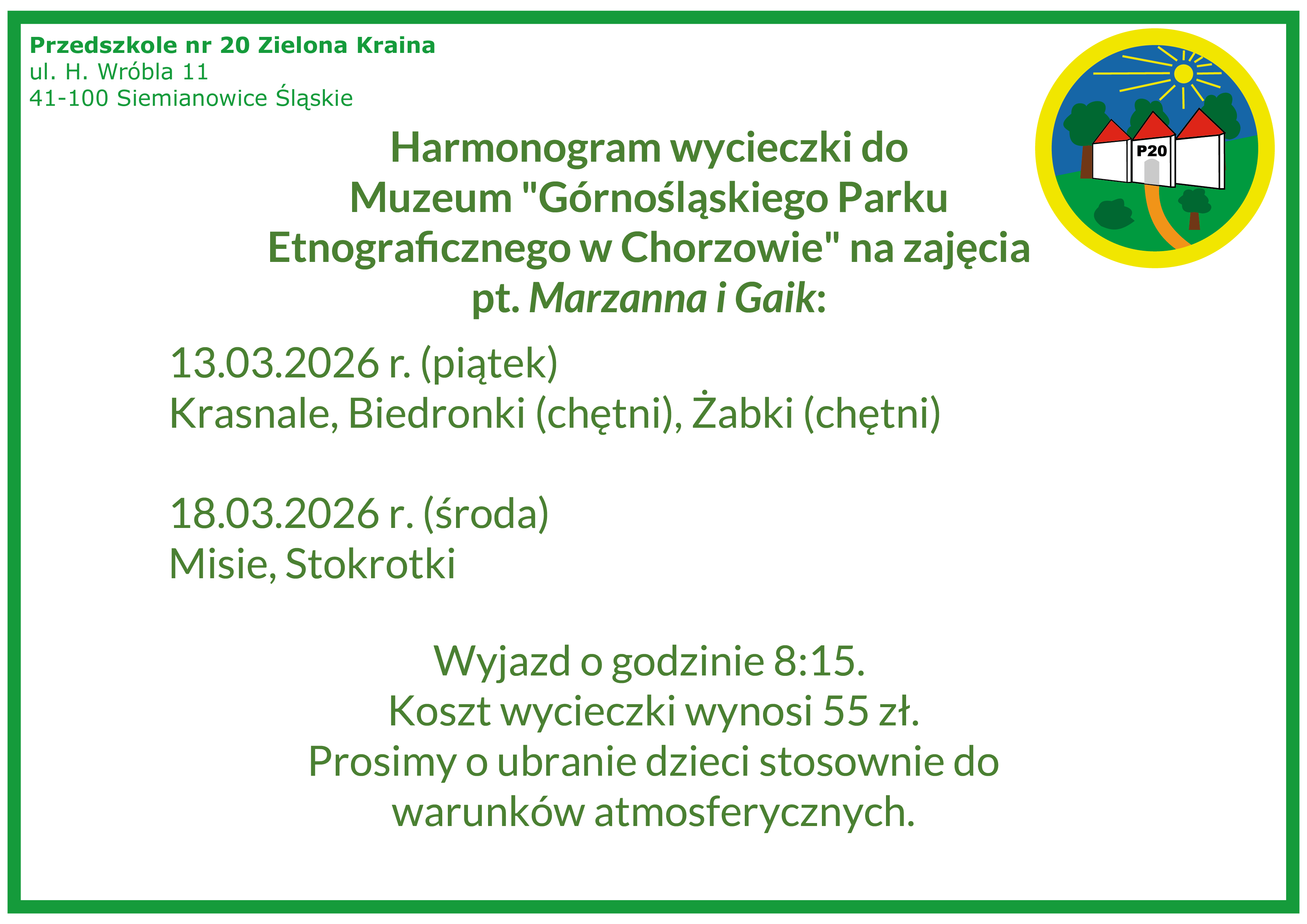 Wycieczka do parku etnograficznego