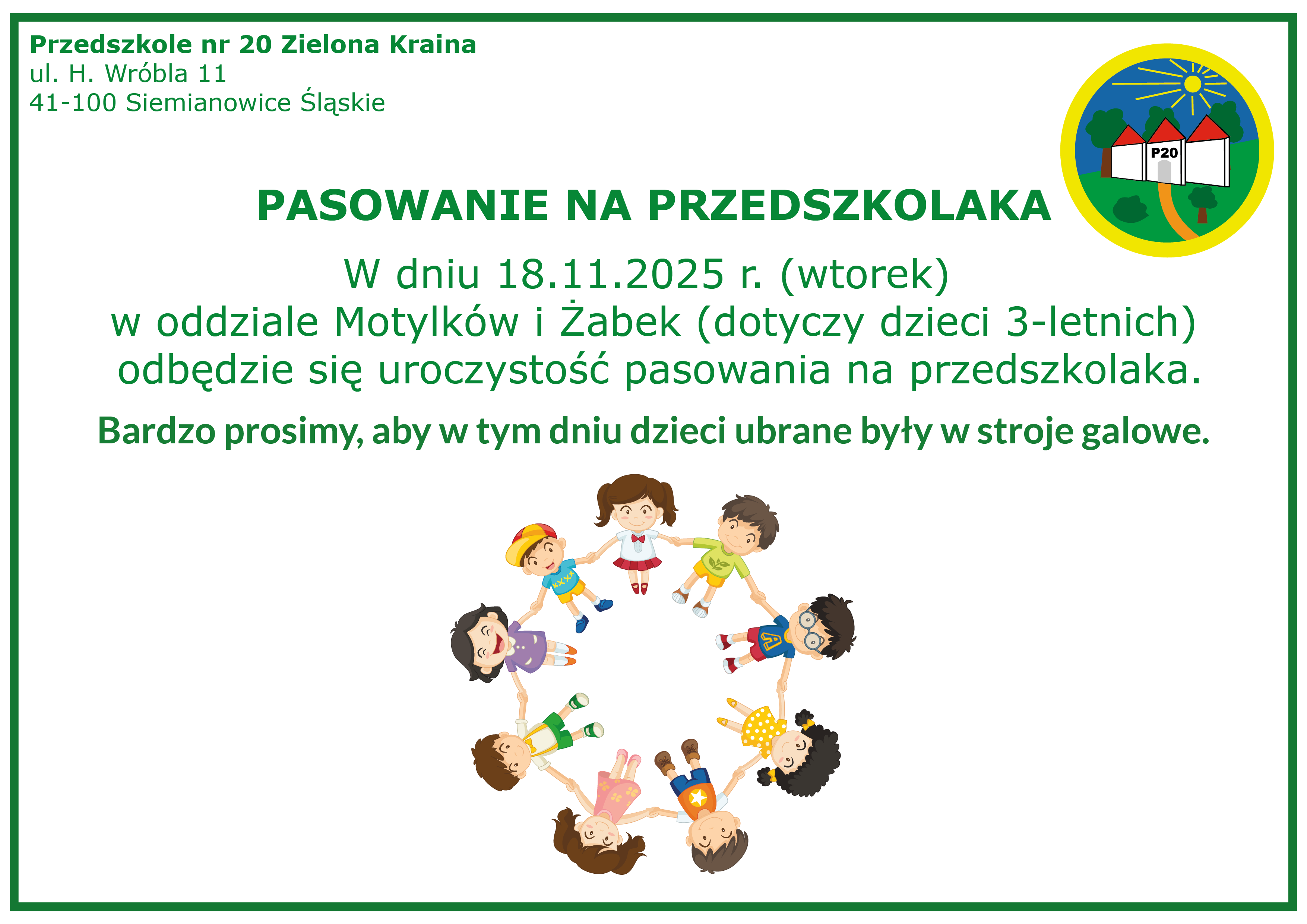 Pasowanie na przedszkolaka 2025