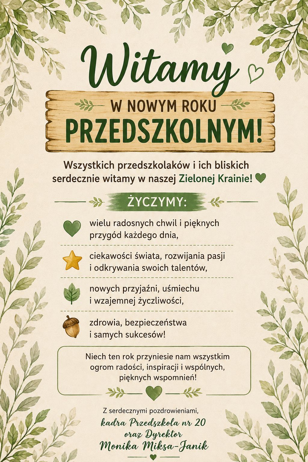 Powitanie wrzesień 2026