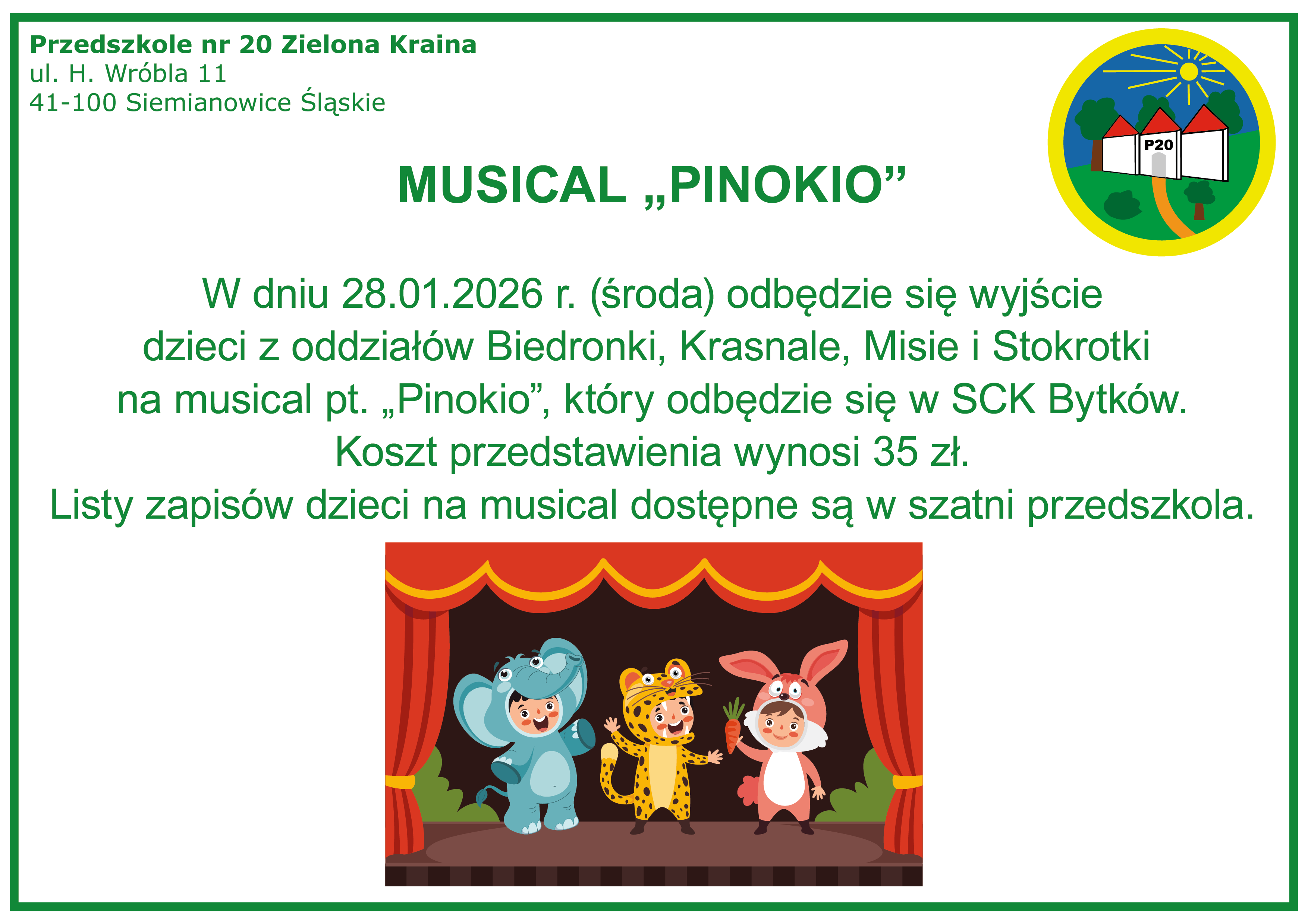 Teatrzyk Pinokio 2026