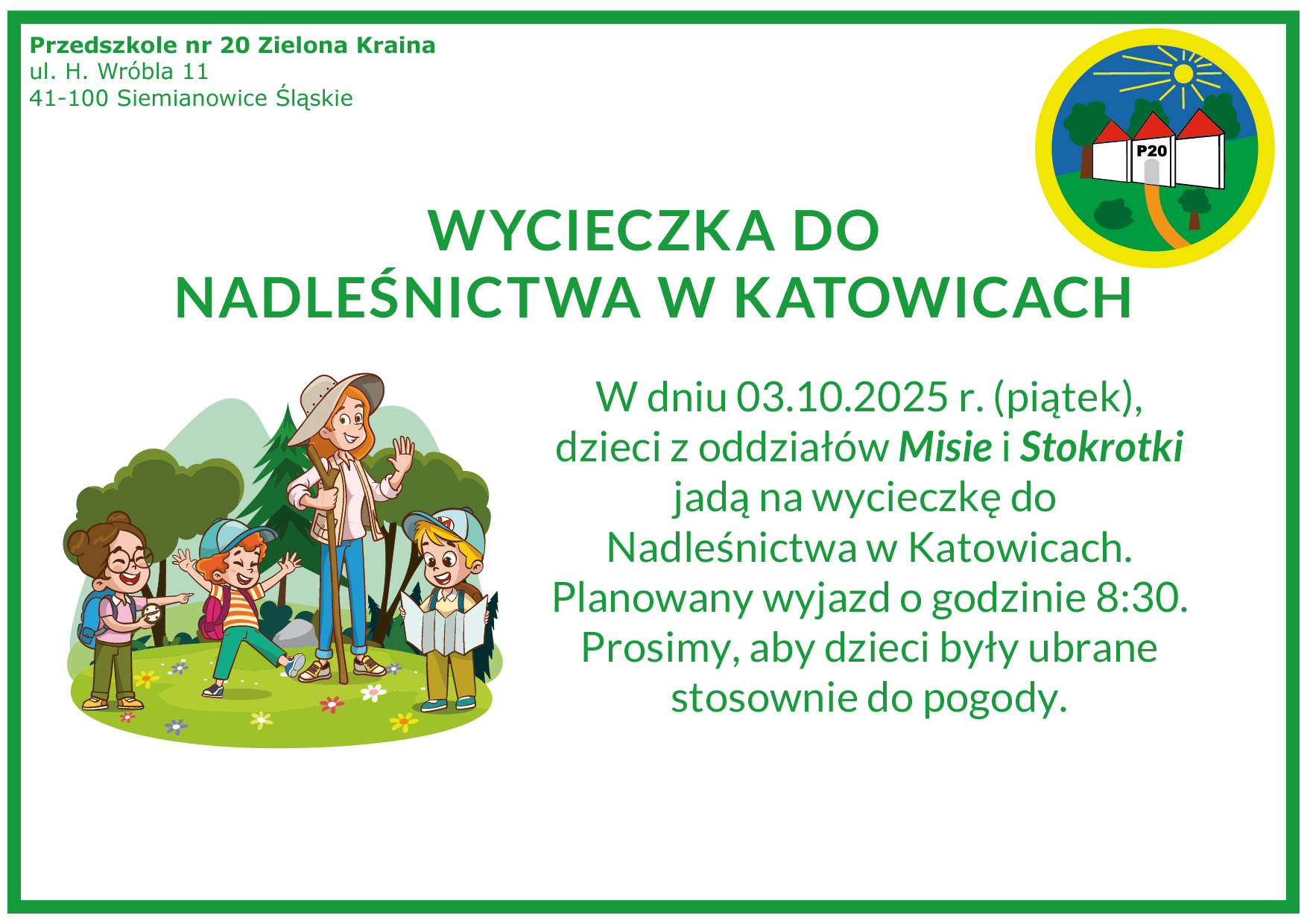 Wycieczka do Nadleśnictwa w Katowicach 2025